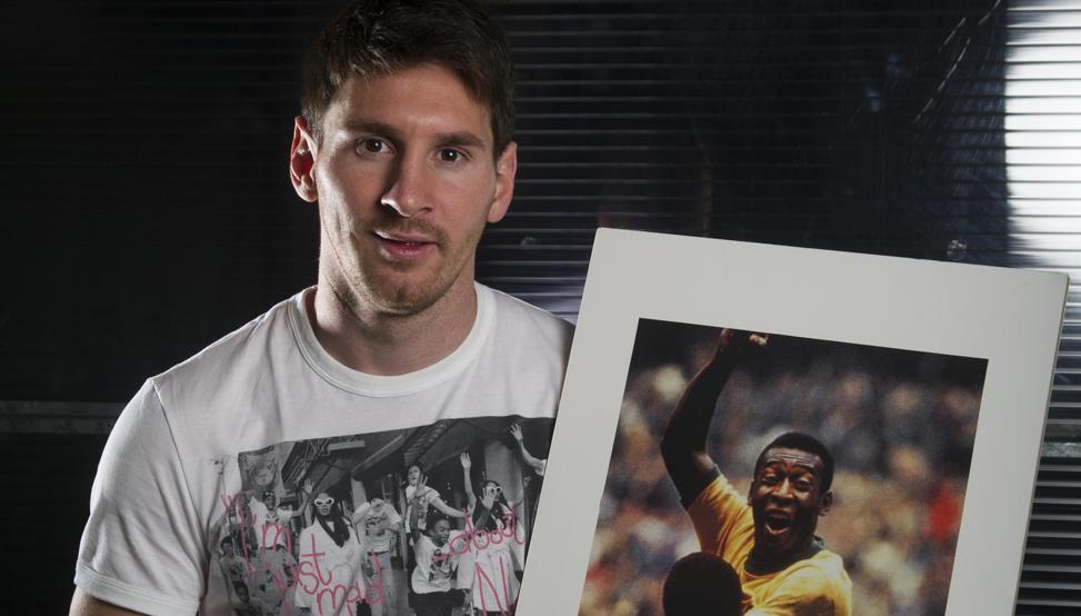 Messi vetëm 50 gola larg rekordit të legjendës Pele