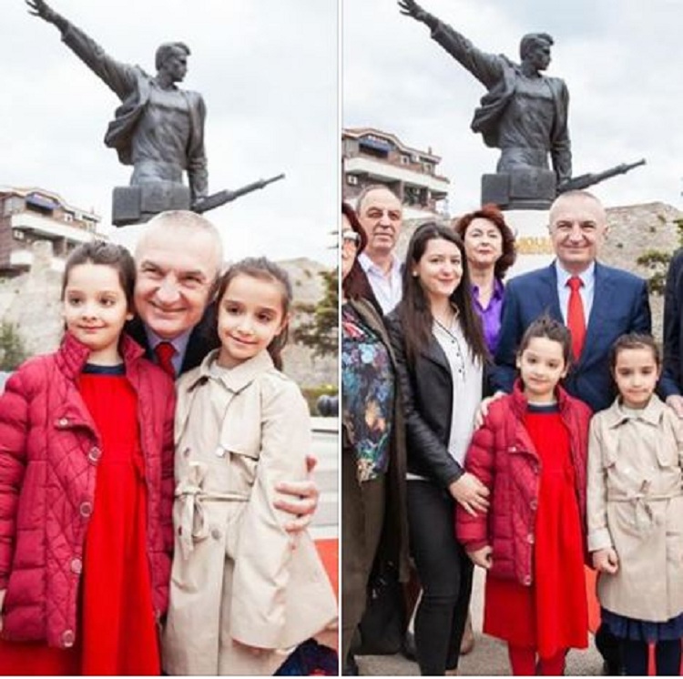 Presidenti Meta takon pasardhësit e Mujo Ulqinakut në Durrës (FOTO)