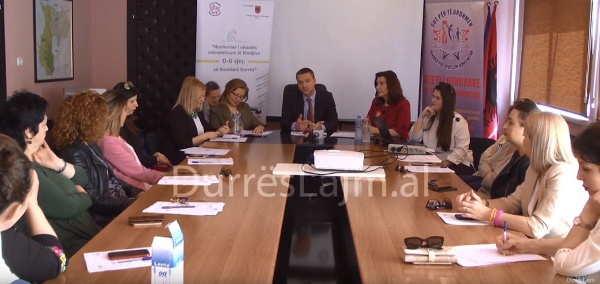 “Monitorimi i situatës shëndetësore të fëmijëve 0-6 vjeç në Bashkinë Durrës” (VIDEO)