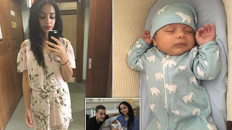 Nuk e dinte që ishte shtatzënë, 24-vjeçarja lind djalin, por i dashuri i saj shokohet nga ngjarja