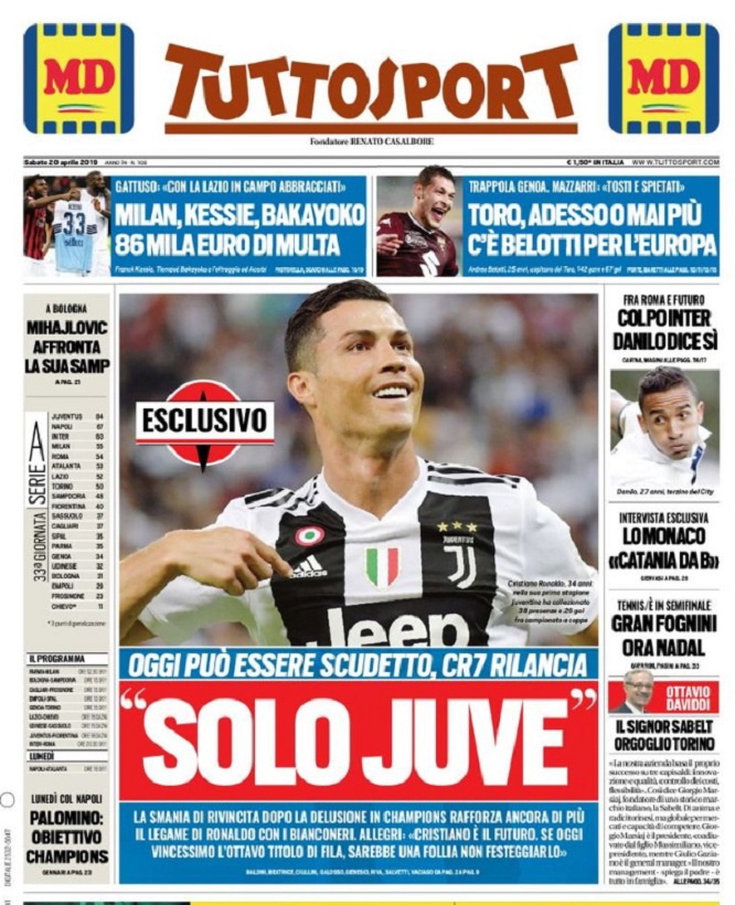Ronaldo do ta lërë Juventusin? Gazeta e “oborrit” tregon të vërtetën ekskluzive…