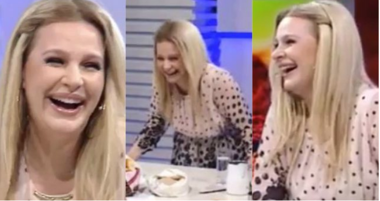 Rudina shpërthen në të qeshura në emision dhe nuk ndalon dot (VIDEO)