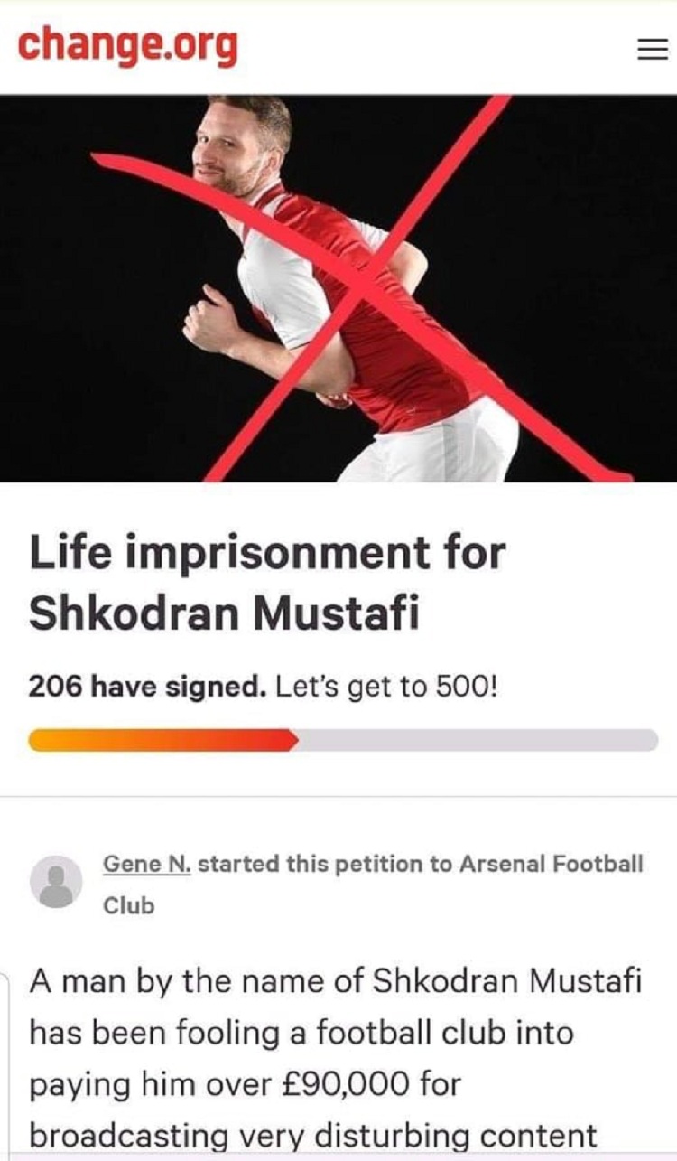 Tifozët hapin peticionin e çuditshëm, kërkojnë burgosjen e futbollistit shqiptar