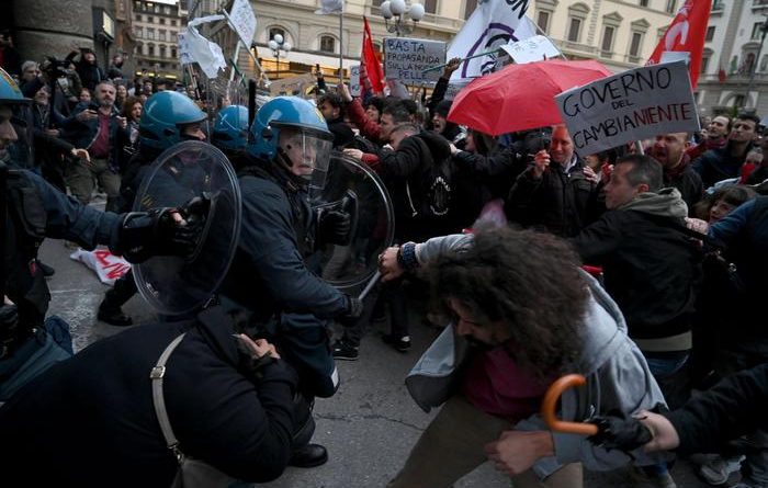 Përplasje të dhunshme në fushatën europarlamentare në Itali