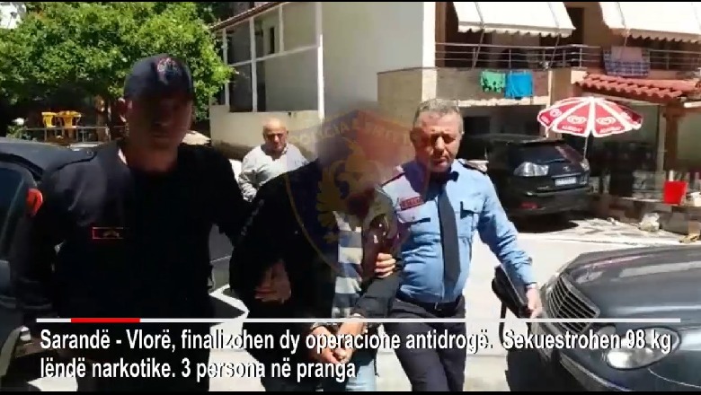 Sekuestrohen 98 kg kanabis/ Si u kapën babë e bir në Sarandë, në pranga edhe një 31-vjeçar (VIDEO)