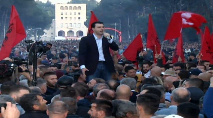 Protesta, Basha: Do çlirojmë Shqipërinë nga zgjedhjet e vjedhura