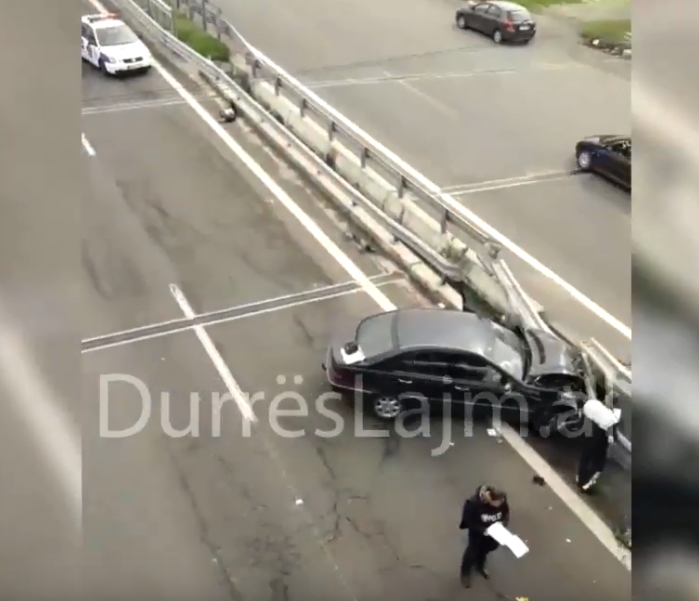 Aksident me disa të plagosur (VIDEO)