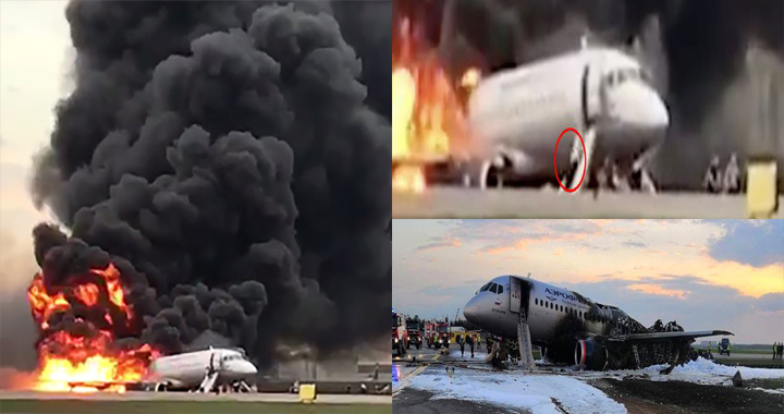 41 viktima në avionin rus që shpërtheu në flakë