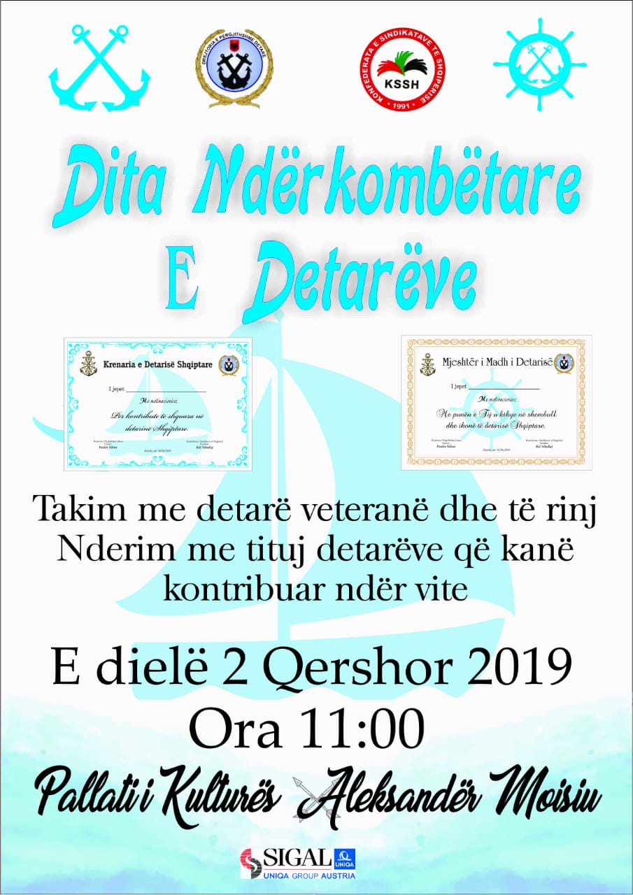 Të dielën organizohet në Durrës Dita Ndërkombëtare e Detarëve