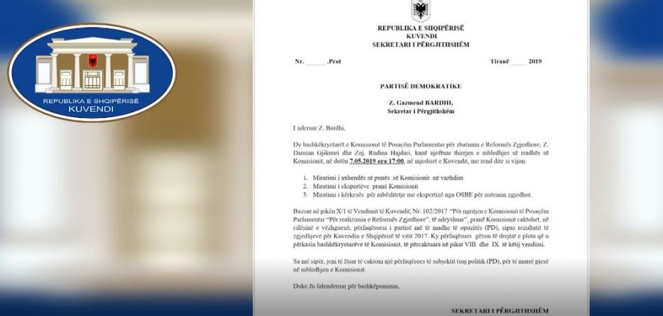 PS e Hajdari, ftesë PD-së për Reformën Zgjedhore