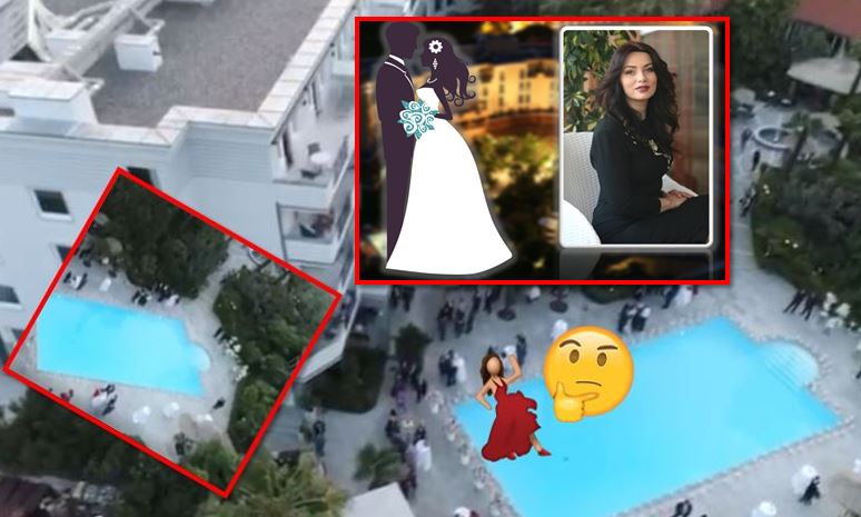 Vetëm pak metra larg protestës së opozitës, martohej motra e Grida Dumës