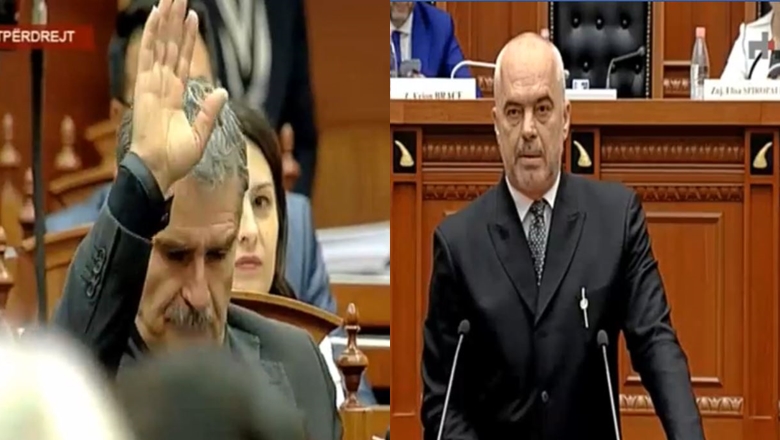 Kujtim Gjuzi i pret fjalën Ramës, Kryeministri ironizon: Lartmadhëri, të lutem!