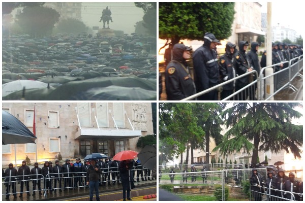 Nis protesta e opozitës/ Marshim tek pesë institucione të rëndësishme