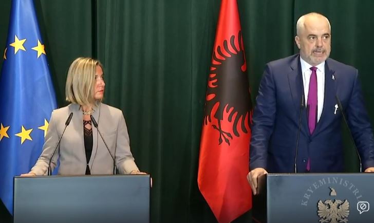 Rama përkrah Mogherinit: Presim hapjen e negociatave, kemi bërë detyrat