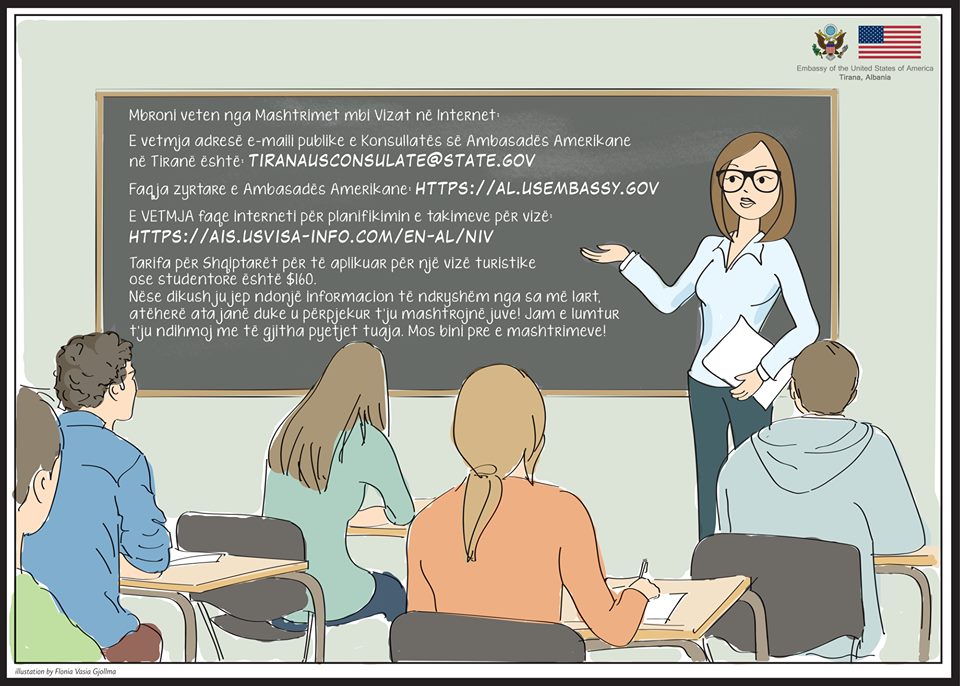 “Mos u bëni viktimë e mashtrimit”, për çfarë ju paralajmëron Ambasada Amerikane