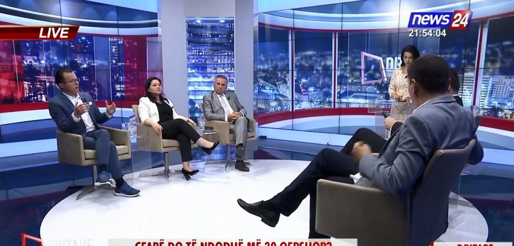 Lefter Maliqi përplaset keq me zv/ministren e Rendit në emision live