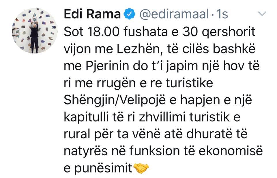 Opozita protestë poshtë zyrës, Rama në Lezhë vijon me fushatën