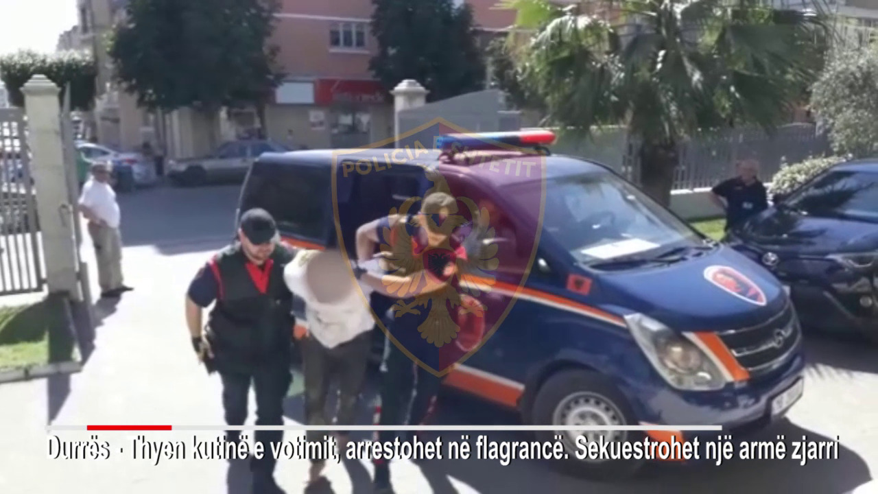 Durrës/ Hyn me armë në qendrën e votimit dhe thyen kutinë, arrestohet (VIDEO)