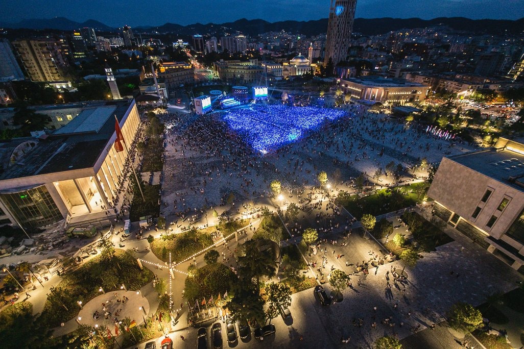 Sheshi “Skëndërbej” zgjidhet “Hapësira më e mirë Europiane” në Spanjë