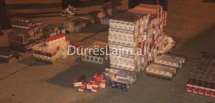Sekuestrohen cigare kontrabandë në Portin e Durrësit, 1 në pranga