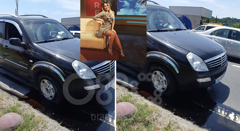 Aksidentohet moderatorja Dajana Shabani, në makinë edhe vajza 3 vjeçe me një mikeshë