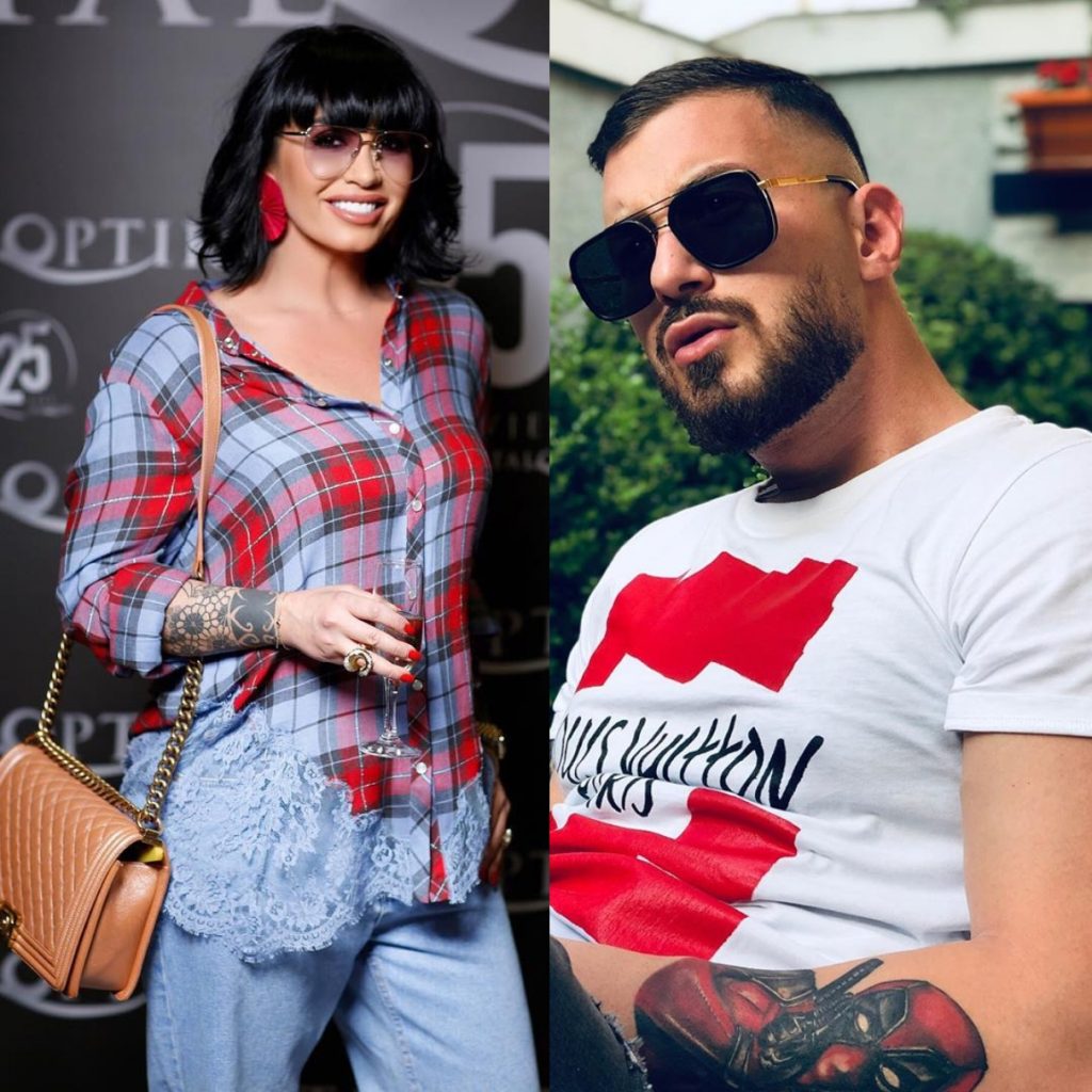 Jonida Maliqi dhe Romeo fotografohen duke u përqafuar