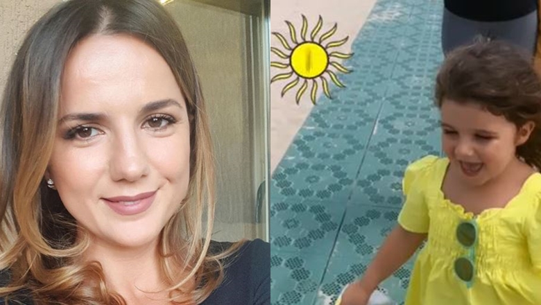 Rudina Hajdari shplodhet me të bijën, poston foton e ëmbël të vajzës
