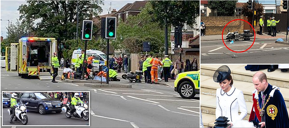 Eskorta e Princ William dhe Kate përplas 83-vjeçaren, çifti i shqetësuar