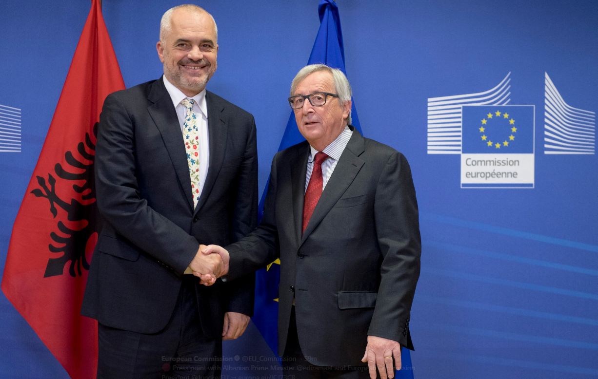 Rama takon Presidentin Juncker në Bruksel