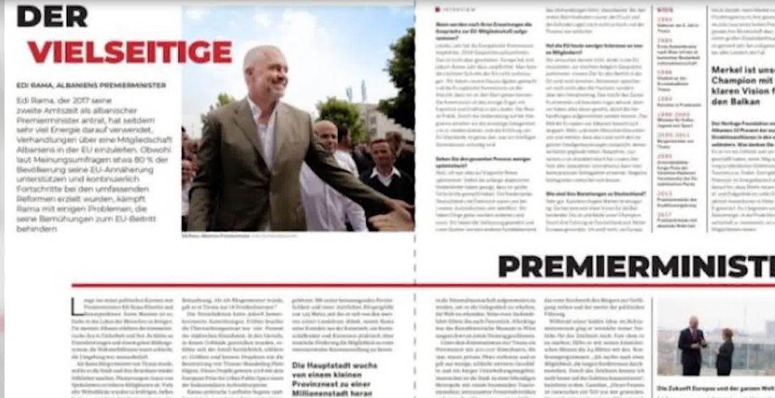 Rama për gazetën gjermane: Kemi bërë reforma që vendet e tjera nuk i kanë bërë