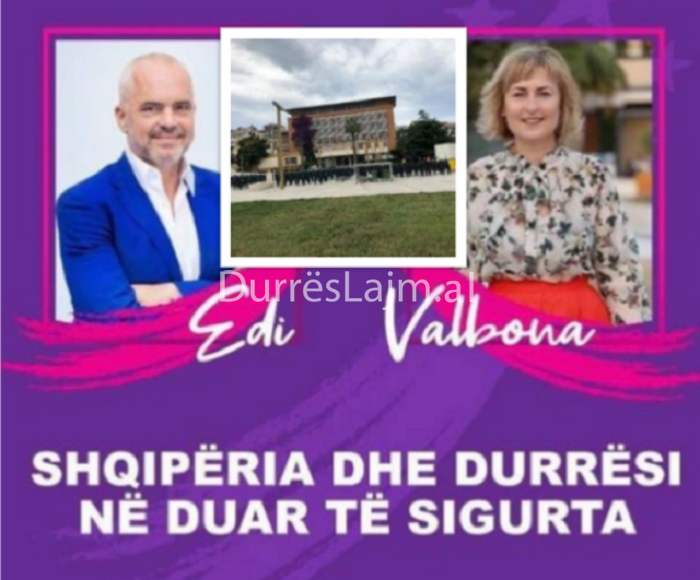 “Nxihet” sheshi “Liria” në pritje të kryeministrit Rama në Durrës (FOTO)