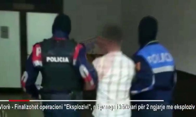 Kryente shpërthime me eksploziv, pranga 42-vjeçarit në kërkim