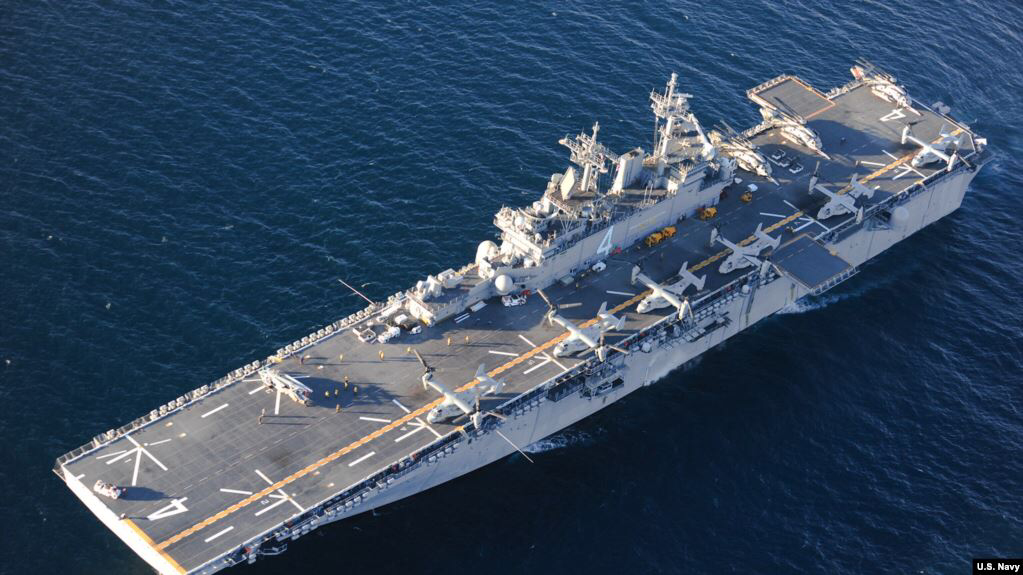 Anija amerikane rrëzon dronin iranian në Ngushticën e Hormuzit