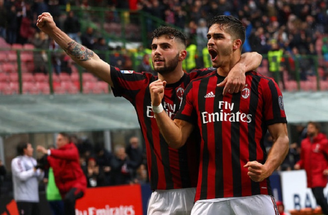 Arrihet akordi, Milani shet sulmuesin e parë