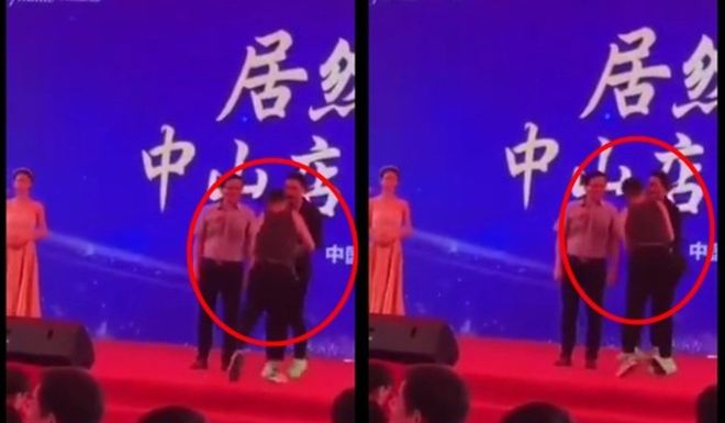 Aktori goditet me thikë në skenë (VIDEO)