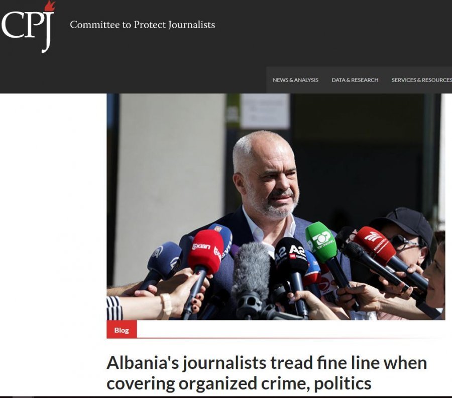 Gazetarët shqiptarë rrezikojnë jetën kur raportojnë për krimin e organizuar dhe politikën