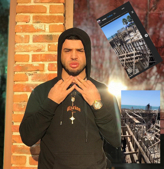 E akuzuan se kërkonte leje për një hotel në Durrës, Noizy publikon video nga punimet