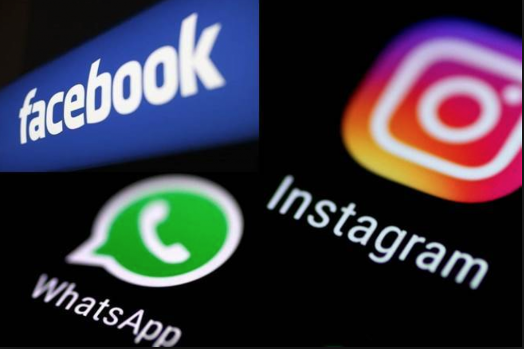 Bien Instagram, Facebook dhe WhatsApp