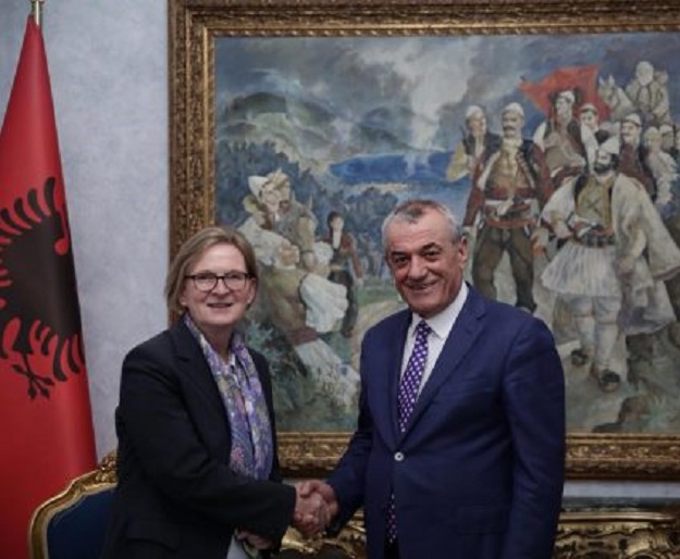 Ruçi takon ambasadoren gjermane: Zgjidhja e krizës politike me dialog, pa shkelur vijat e kuqe