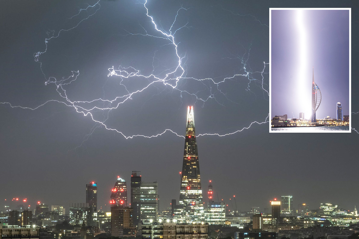 Dita më e nxehtë e javës, por qielli ofron spektakël rrufesh (FOTO)