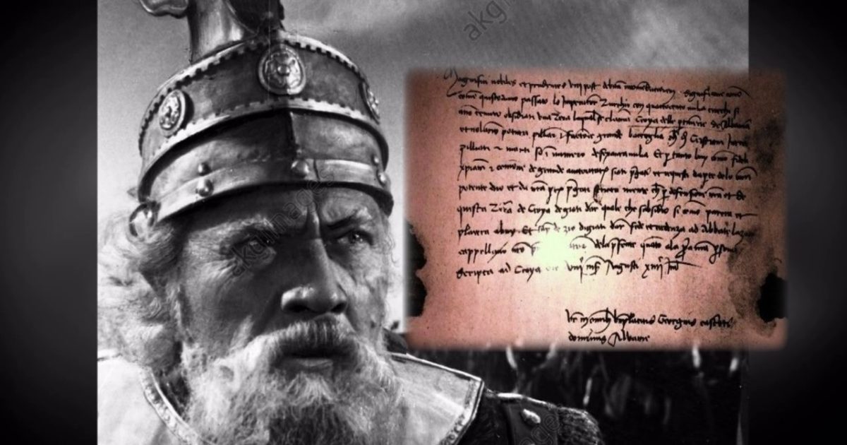 Letra e rrallë e nënshkruar nga dora e Skënderbeut