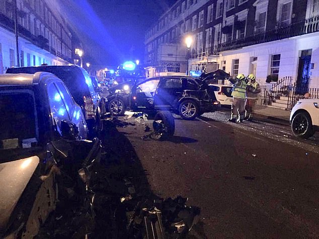 “Audi Q7” shkatërron 11 makina luksoze (FOTO)