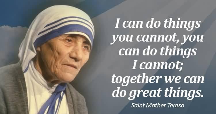 Meta për Nënë Terezën: Porositë e saj të na shërbejnë për të bërë gjithçka!