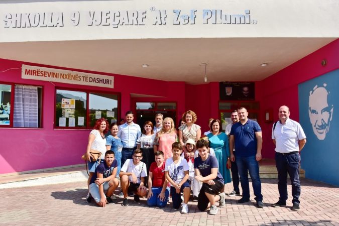 Shkolla “At Zef Pllumi” rikonstruktohet në 95-vjetorin e lindjes së tij