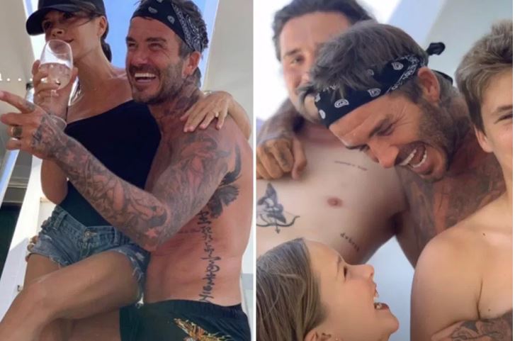 Pushimet e familjes Beckham në Itali (VIDEO)