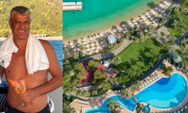 Pushimet luksoze të Thaçit/ Një plazh i tërë vetëm për presidentin, 5600 euro nata