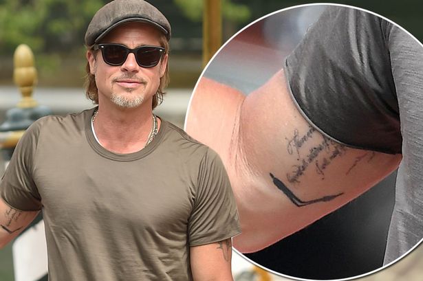 Të gjithë sytë tek tatuazhi i ri i Brad Pitt