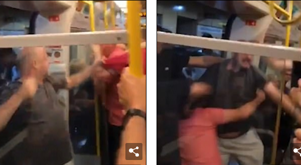 Momenti “shokues” kur tifozët e Liverpool dhe City përleshen në tren