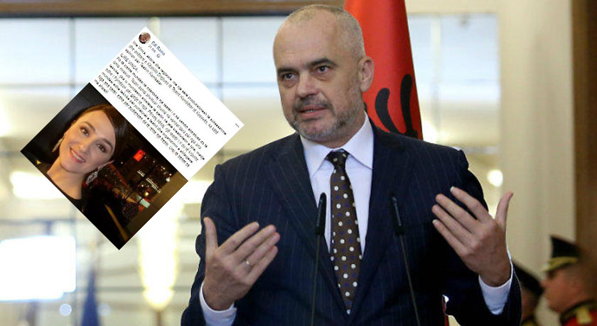Aktorja mohon të ketë folur për Teatrin Kombëtar, Rama i kërkon ndjesë