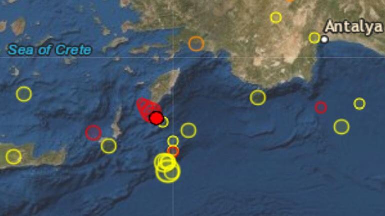 Lëkundje të tjera në Greqi, tërmet mes Rodos dhe Karpathos